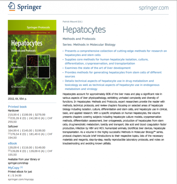 Hepatocytes flyer